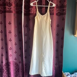 Vintage Lord & Taylor Beige Slip Dress Size 32